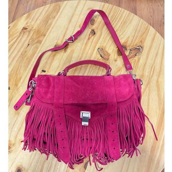 Proenza Schouler Handbags - NWT Proenza Schouler Suede PS1 Shoulder Strap Messenger Satchel Bag Pink